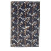 Pre-owned Coated canvas wallets Goyard Vintage , Blue , Dames