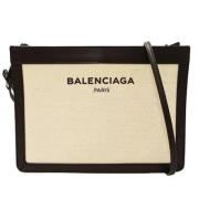 Pre-owned Leather balenciaga-bags Balenciaga Vintage , Beige , Dames