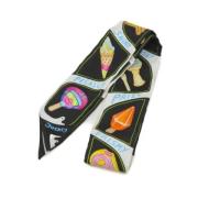 Pre-owned Silk scarves Hermès Vintage , Multicolor , Dames