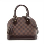 Pre-owned Canvas handbags Louis Vuitton Vintage , Brown , Dames