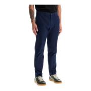 Stretch katoenen chino broek met Zebra logo PS By Paul Smith , Blue , ...