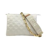 Pre-owned Leather louis-vuitton-bags Louis Vuitton Vintage , Beige , D...