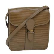 Pre-owned Leather shoulder-bags Yves Saint Laurent Vintage , Beige , D...