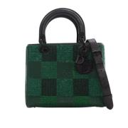 Pre-owned Leather dior-bags Dior Vintage , Green , Dames