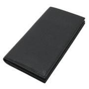 Pre-owned Leather wallets Bvlgari Vintage , Black , Dames