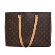 Pre-owned Canvas louis-vuitton-bags Louis Vuitton Vintage , Beige , Da...