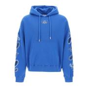 Hoodie met pijlband Off White , Blue , Heren