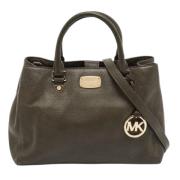 Pre-owned Leather totes Michael Kors Pre-owned , Green , Dames