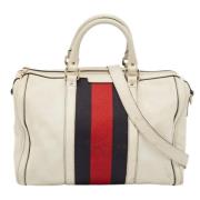 Pre-owned Canvas gucci-bags Gucci Vintage , White , Dames