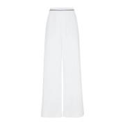 Witte sportbroek Brunello Cucinelli , White , Dames