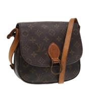 Pre-owned Canvas louis-vuitton-bags Louis Vuitton Vintage , Brown , Da...