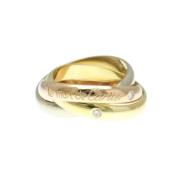 Pre-owned Rose Gold rings Cartier Vintage , Yellow , Dames