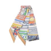 Pre-owned Silk scarves Hermès Vintage , Multicolor , Dames