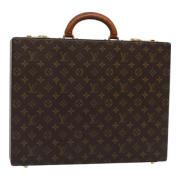 Pre-owned Canvas briefcases Louis Vuitton Vintage , Brown , Dames