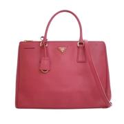 Pre-owned Leather prada-bags Prada Vintage , Pink , Dames