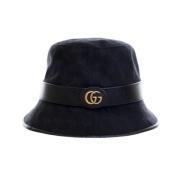 Pre-owned Fabric hats Gucci Vintage , Black , Dames