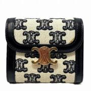 Pre-owned Canvas wallets Celine Vintage , Black , Dames