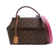 Pre-owned Canvas handbags Louis Vuitton Vintage , Brown , Dames