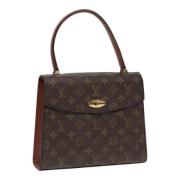 Pre-owned Canvas handbags Louis Vuitton Vintage , Brown , Dames