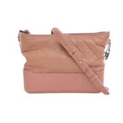 Pre-owned Leather chanel-bags Chanel Vintage , Pink , Dames