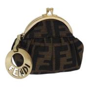 Pre-owned Canvas wallets Fendi Vintage , Brown , Dames