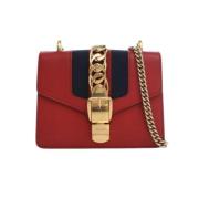 Pre-owned Leather gucci-bags Gucci Vintage , Red , Dames