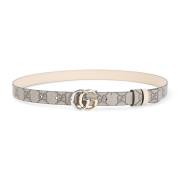 Roze Souffle Riem Gucci , Gray , Dames