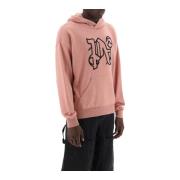 Monogram Gebreide Sweater Palm Angels , Pink , Heren