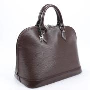 Pre-owned Leather handbags Louis Vuitton Vintage , Brown , Dames