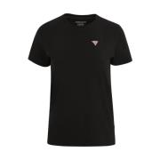 Korte Mouw T-shirt Guess , Black , Dames