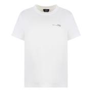 Ribboord katoenen shirt A.p.c. , White , Dames