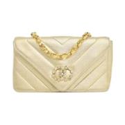 Pre-owned Leather handbags Chanel Vintage , Yellow , Dames