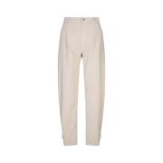 Witte Velvet Barrel Fit Broek Jacob Cohën , White , Dames