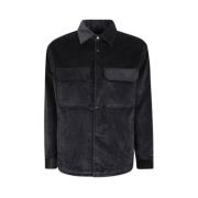 Phantom Corduroy Blouson Jas Emporio Armani EA7 , Gray , Heren