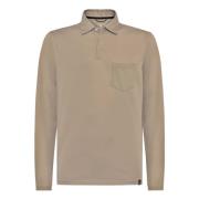 Hoogwaardig Piqué Polo Shirt Boggi Milano , Beige , Heren