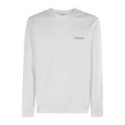 Sweatshirt met ronde hals Dondup , White , Heren