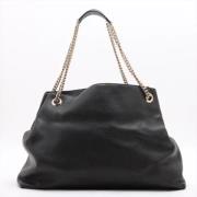 Pre-owned Leather gucci-bags Gucci Vintage , Black , Dames