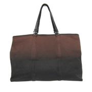 Pre-owned Canvas totes Bottega Veneta Vintage , Brown , Dames