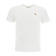 Baby Fox Patch T-shirt Maison Kitsuné , White , Heren