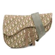 Pre-owned Canvas shoulder-bags Dior Vintage , Beige , Dames