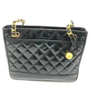 Pre-owned Leather chanel-bags Chanel Vintage , Black , Dames