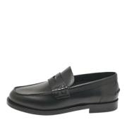 Pre-owned Leather flats Burberry Vintage , Black , Heren