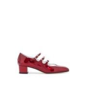 Metallic Mary Jane Kina Schoenen Carel , Red , Dames