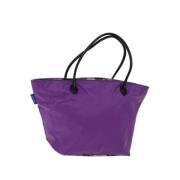 Pre-owned Nylon shoulder-bags Burberry Vintage , Purple , Dames