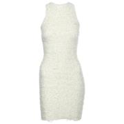 Pre-owned Nylon dresses Balmain Pre-owned , White , Dames