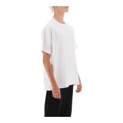 Geborduurd EKD T-shirt Burberry , White , Heren