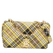 Pre-owned Canvas shoulder-bags Burberry Vintage , Yellow , Dames