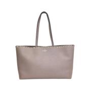 Pre-owned Leather handbags Valentino Vintage , Beige , Dames