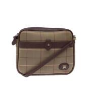 Pre-owned Canvas shoulder-bags Burberry Vintage , Brown , Dames