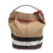 Pre-owned Canvas shoulder-bags Burberry Vintage , Multicolor , Dames